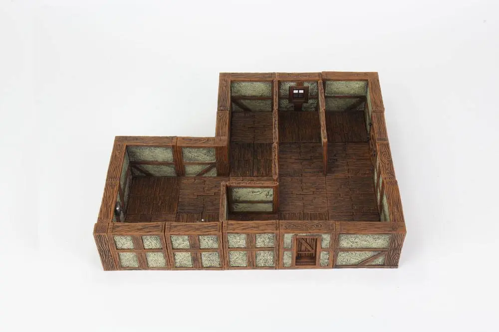 WarLock Tiles: Town &amp; Village II - Full Height Plaster Walls Expansion product photo