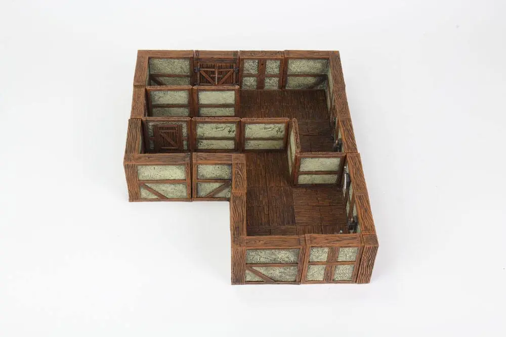 WarLock Tiles: Town &amp; Village II - Full Height Plaster Walls Expansion product photo