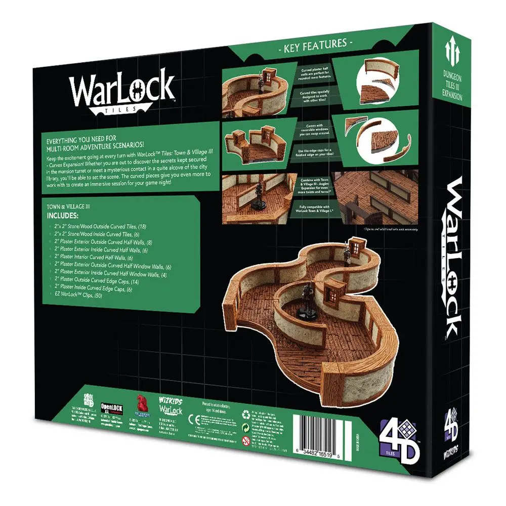 WarLock Tiles: Town &amp; Village III - Curves product photo