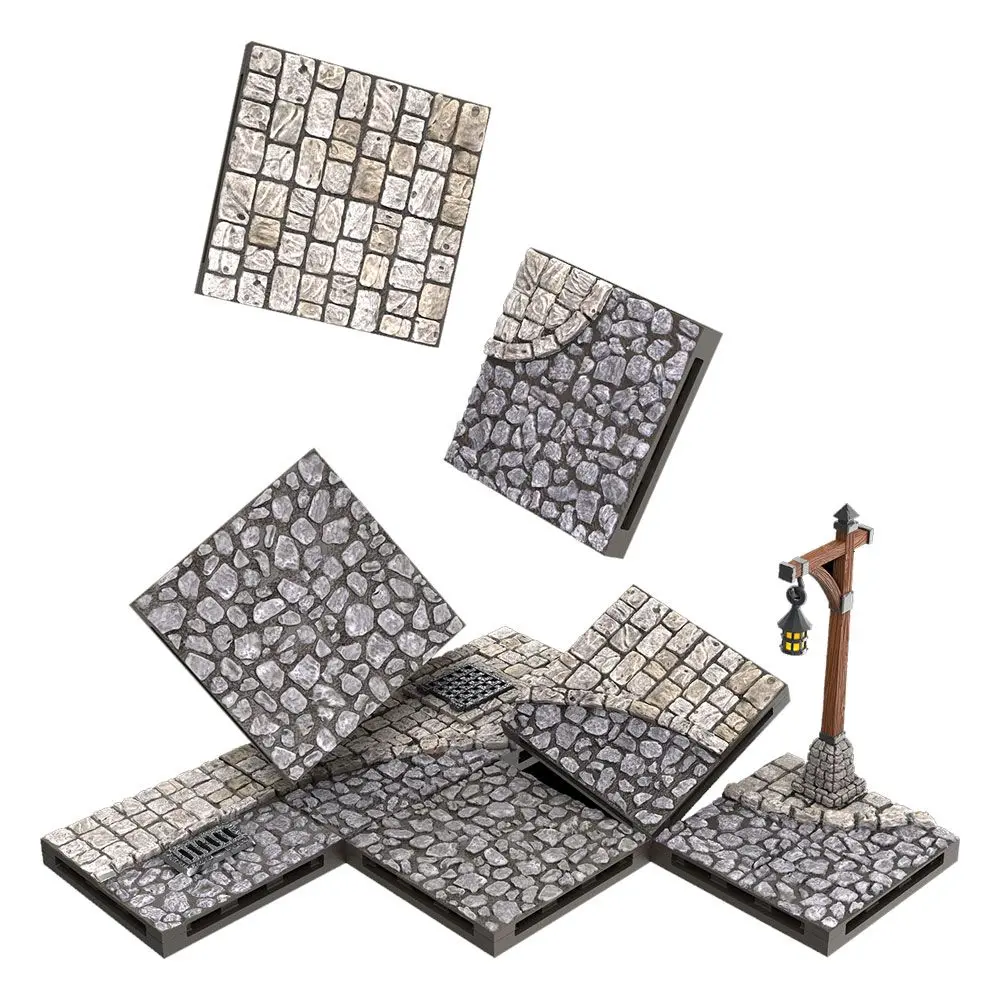 WarLock Tiles: Town &amp; Village - Town Square product photo