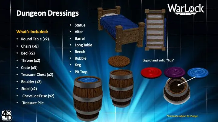 WarLock™ Tiles: Dungeon Dressings product photo