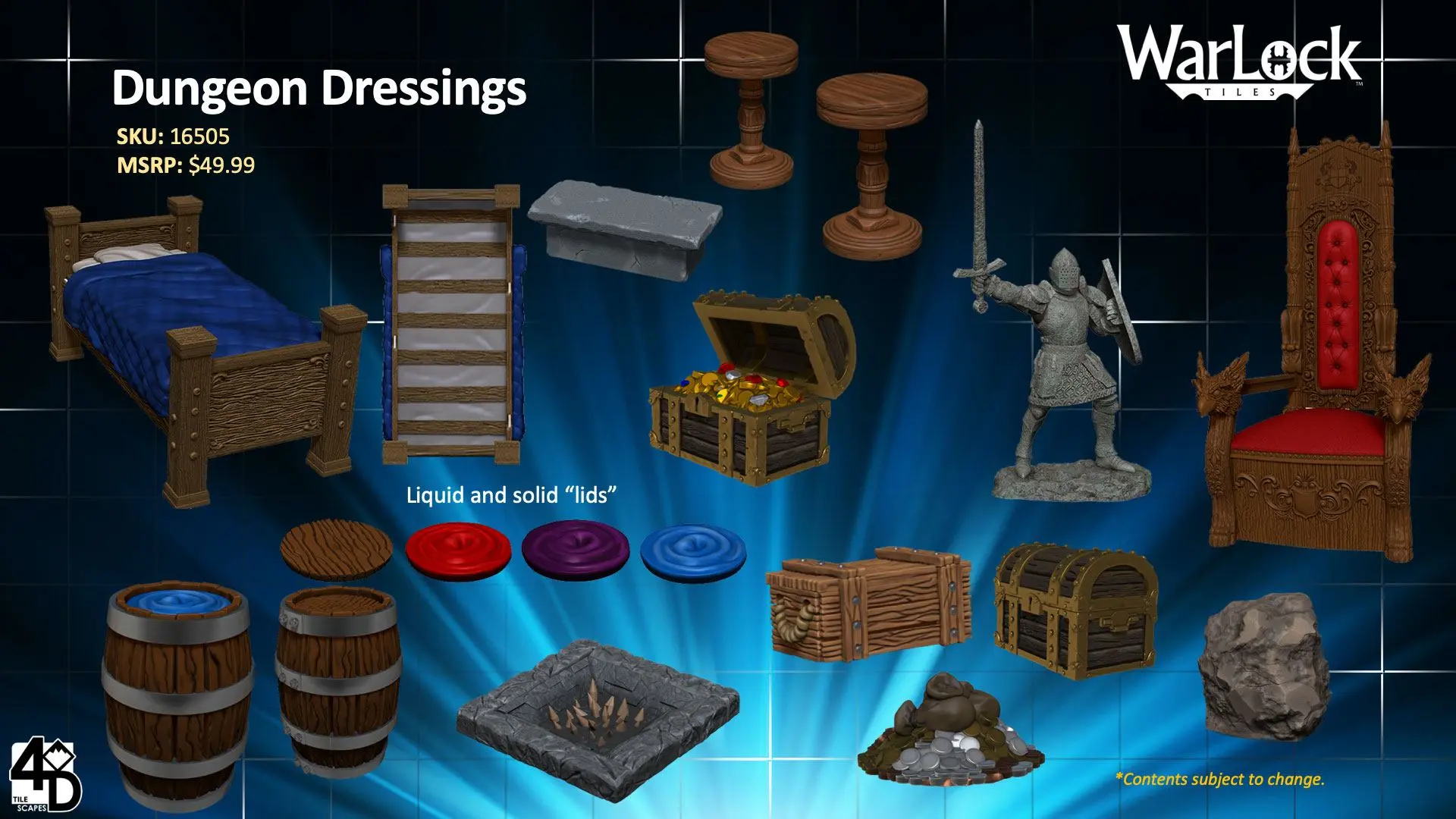 WarLock™ Tiles: Dungeon Dressings product photo