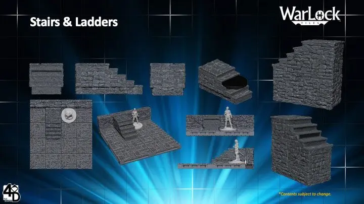WarLock™ Tiles: Stairs &amp; Ladders product photo