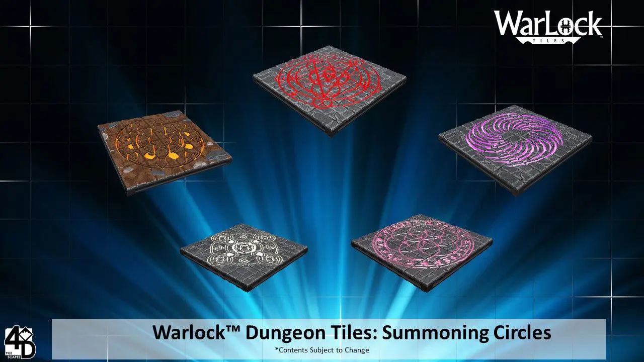 WarLock™ Tiles: Summoning Circles product photo