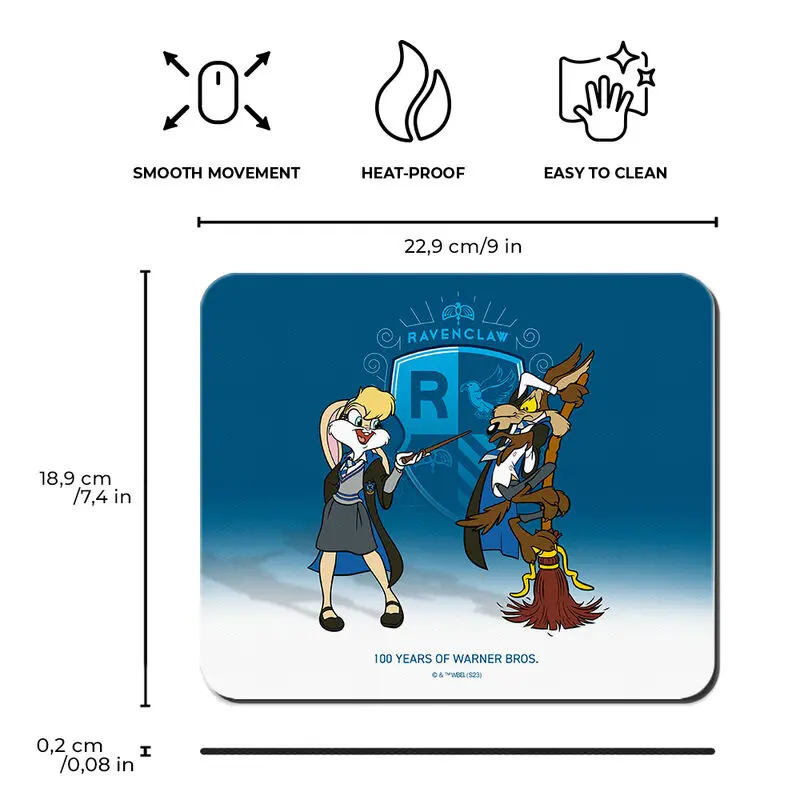 Warner Bros 100th Anniversary Looney Tunes Harry Potter Ravenclaw mouse pad product photo