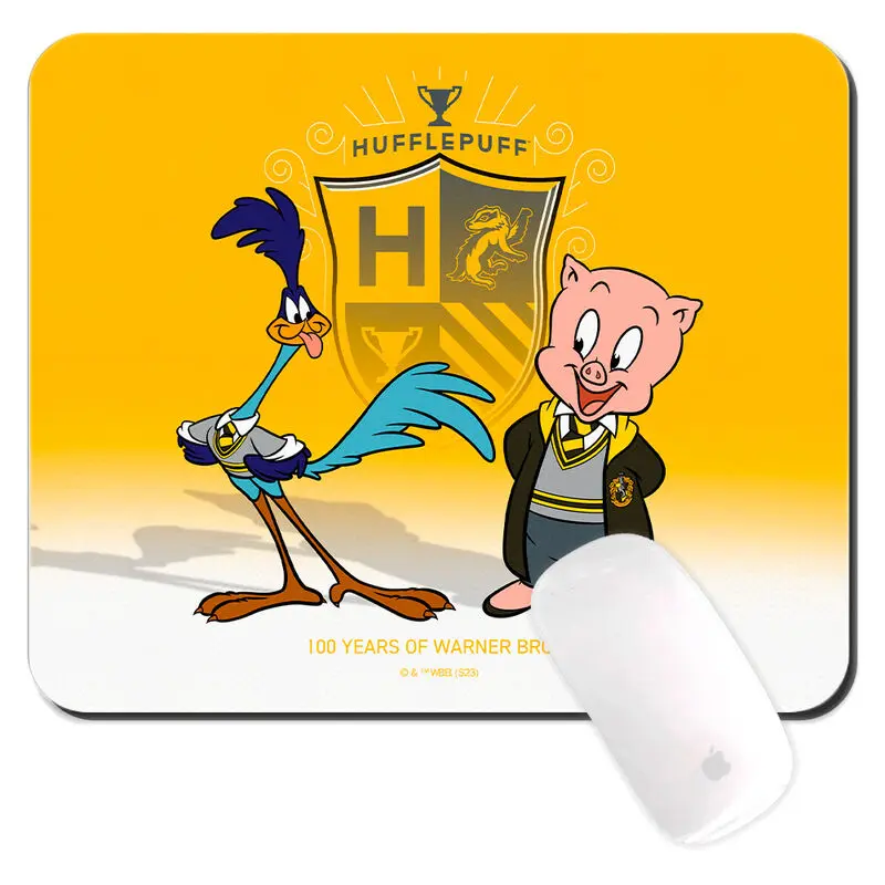 Warner Bros 100th Anniversary Looney Tunes Harry Potter Hufflepuff mouse pad product photo