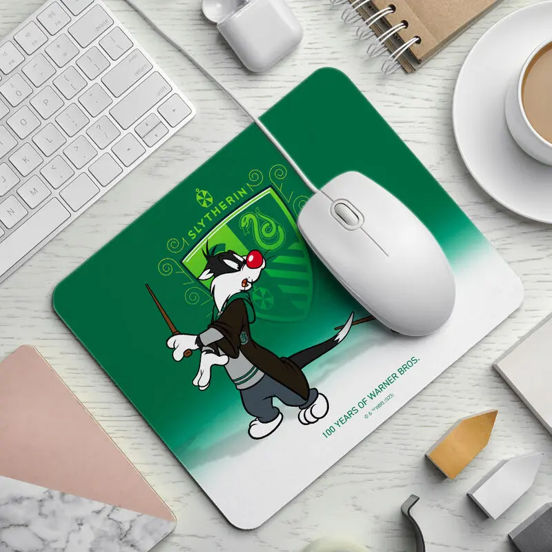 Warner Bros 100th Anniversary Looney Tunes Harry Potter Slytherin mouse pad product photo