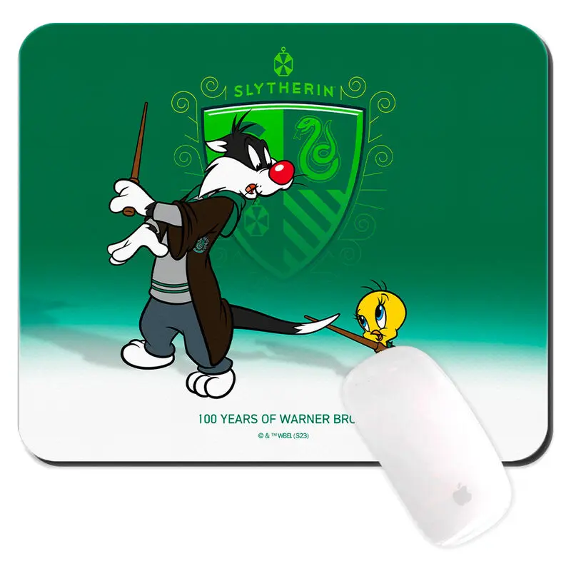 Warner Bros 100th Anniversary Looney Tunes Harry Potter Slytherin mouse pad product photo