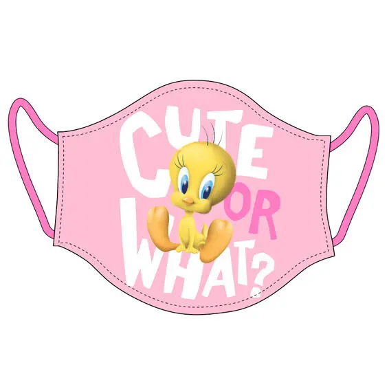 Warner Bros Tweety reusable kids face mask product photo
