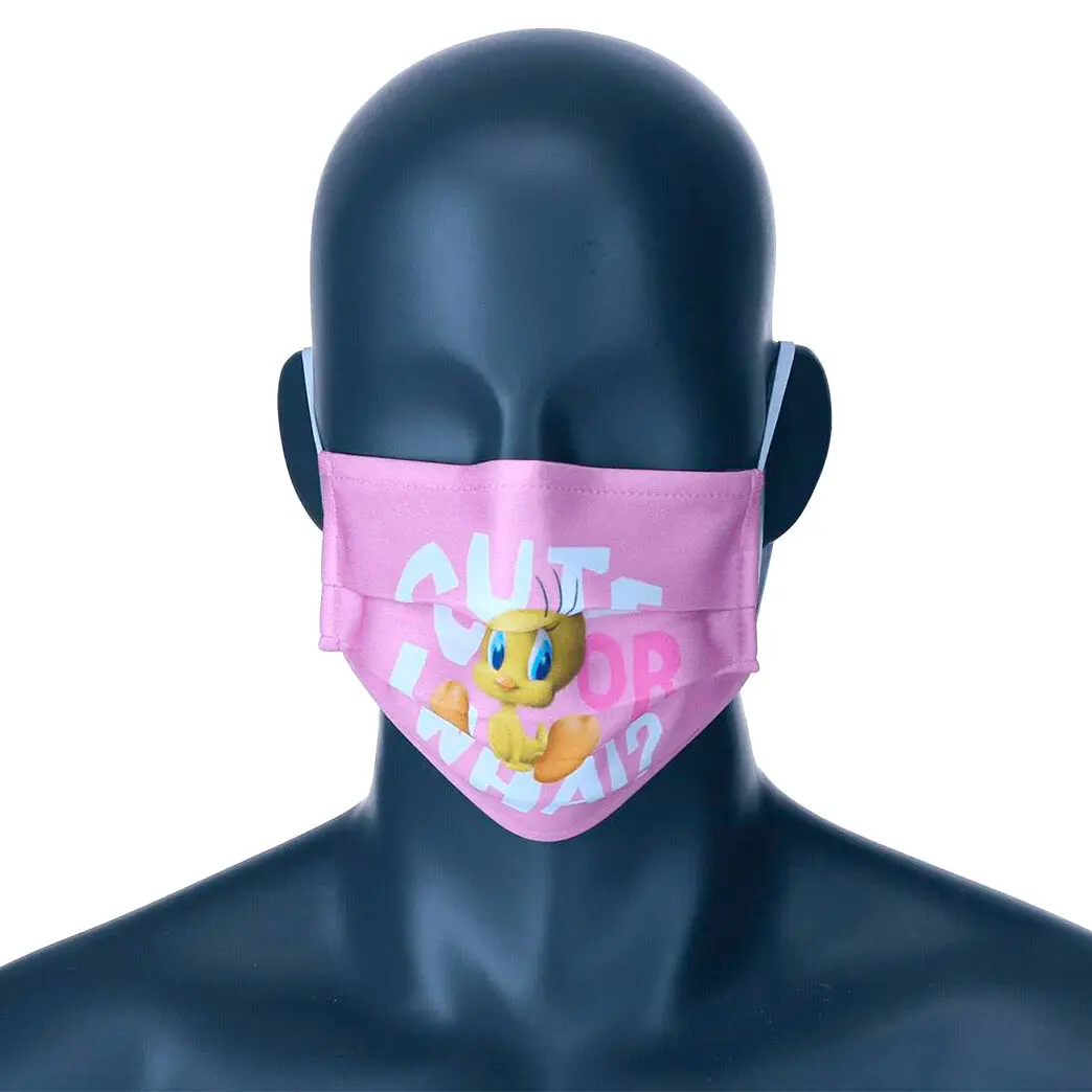 Warner Bros Tweety reusable kids face mask product photo