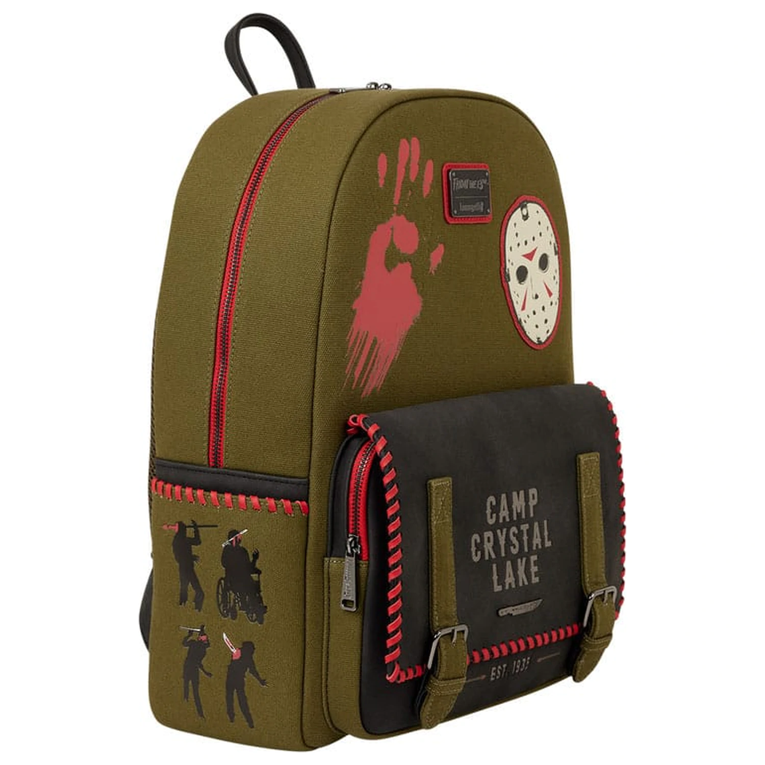 Warner Bros by Loungefly Full-Size Backpack Friday the 13th product photo