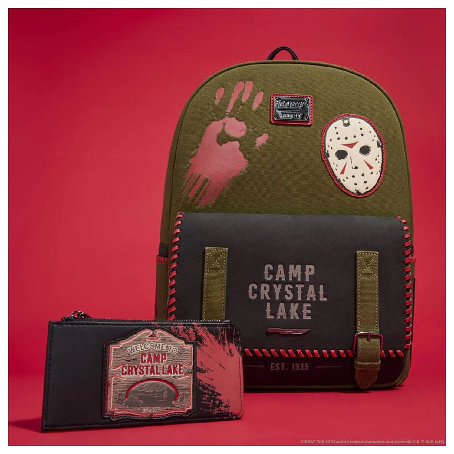 Warner Bros by Loungefly Full-Size Backpack Friday the 13th product photo
