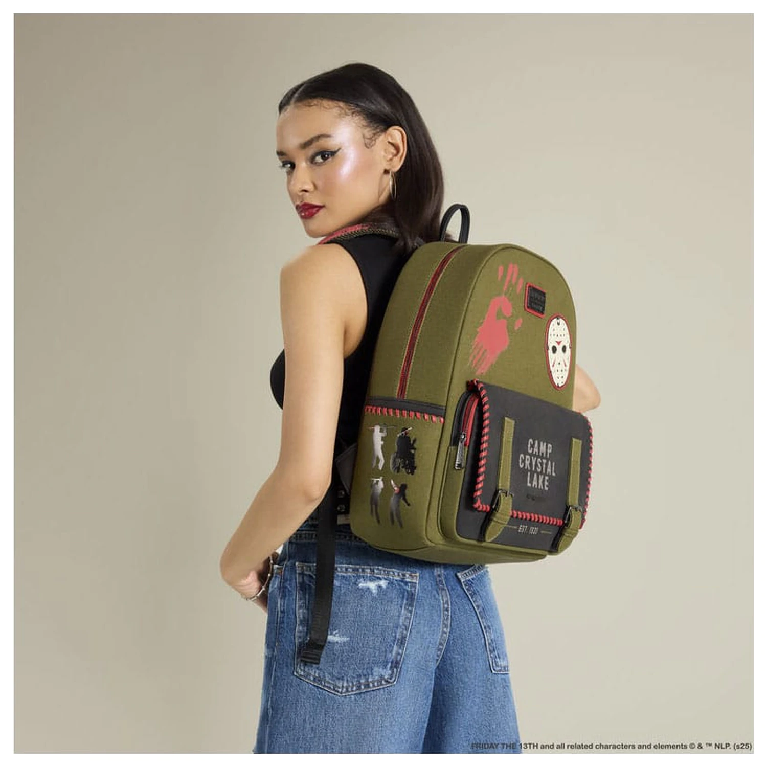 Warner Bros by Loungefly Full-Size Backpack Friday the 13th product photo