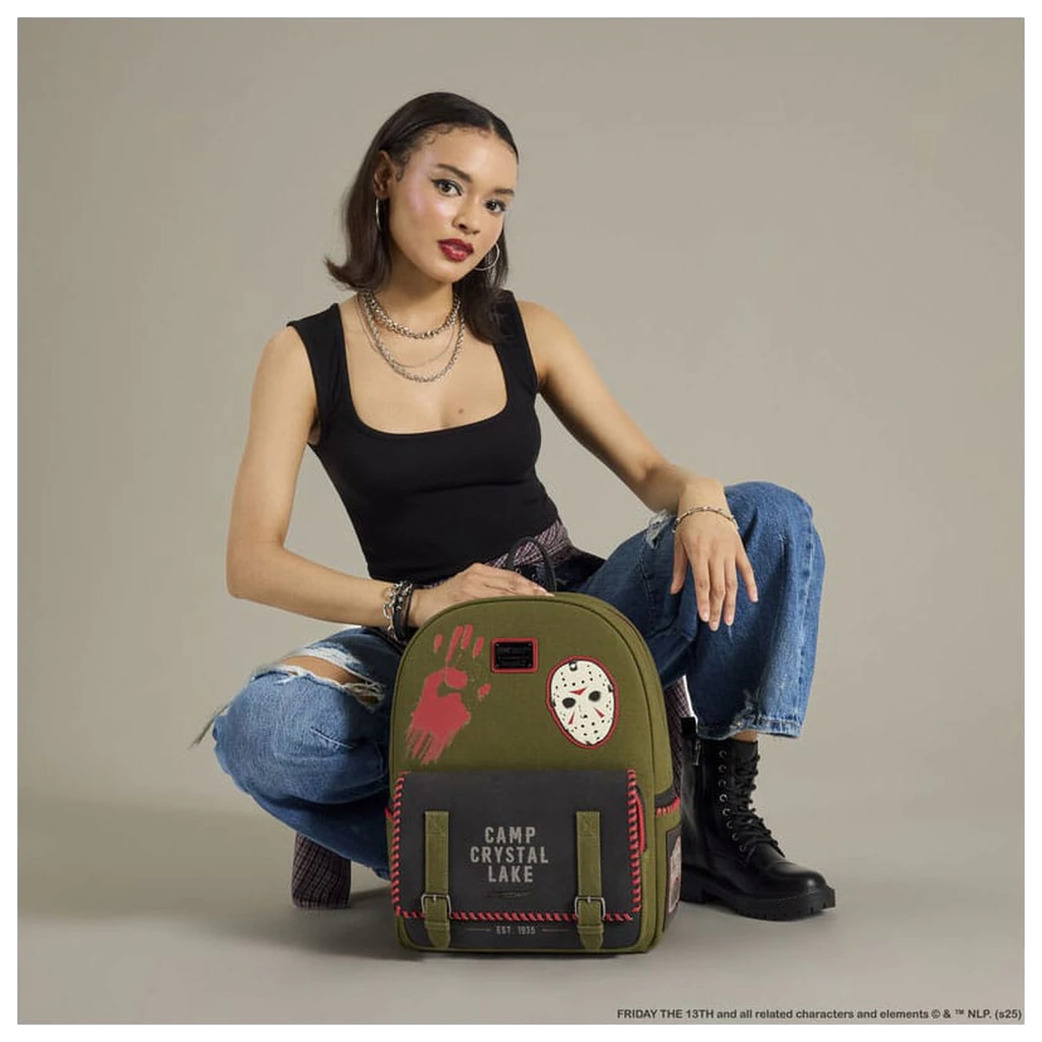 Warner Bros by Loungefly Full-Size Backpack Friday the 13th product photo