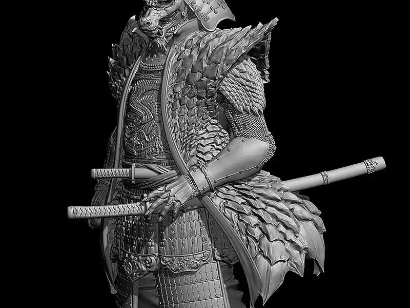 Warriors of the Zodiac Plastic Model Kit Zodiac Warrior: Dragon (re-run) 15 cm product photo
