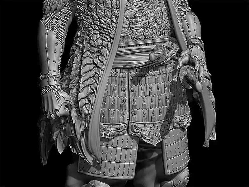 Warriors of the Zodiac Plastic Model Kit Zodiac Warrior: Dragon (re-run) 15 cm product photo