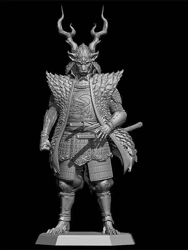 Warriors of the Zodiac Plastic Model Kit Zodiac Warrior: Dragon (re-run) 15 cm product photo