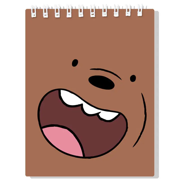 We Bare Bears Brown Bear notebook product photo