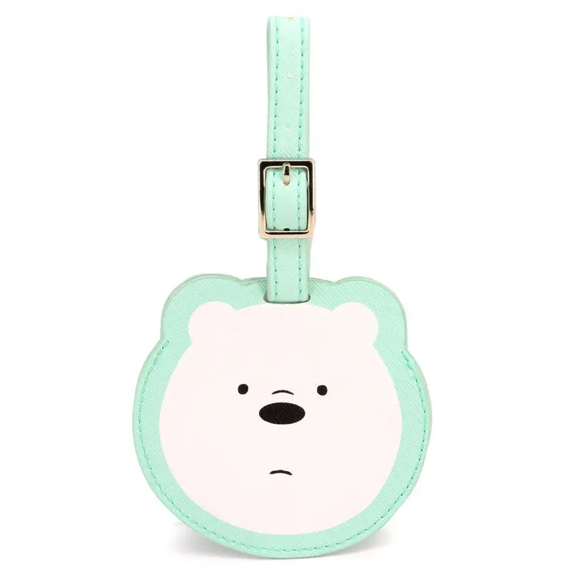 We Bare Bears yellow baggage tag product photo