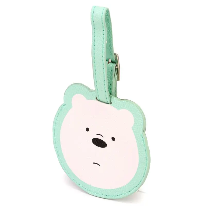 We Bare Bears yellow baggage tag product photo