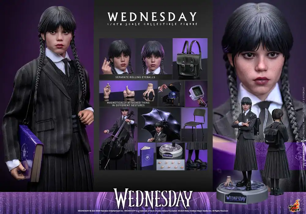 Wednesday Action Figure 1/6 Wednesday 27 cm product photo