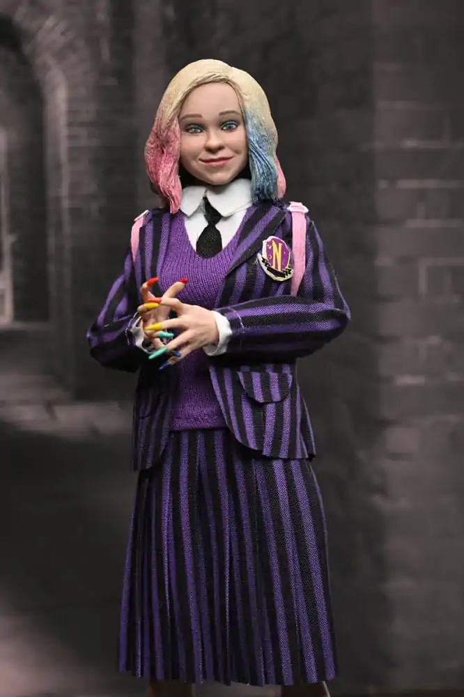 Wednesday Action Figures 2 Pack Wednesday Addams (Nevermore Uniform) and Enid 20 cm product photo