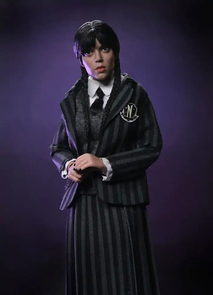 Wednesday Action Figures 2 Pack Wednesday Addams (Nevermore Uniform) and Enid 20 cm product photo