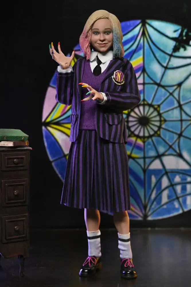 Wednesday Action Figures 2 Pack Wednesday Addams (Nevermore Uniform) and Enid 20 cm product photo