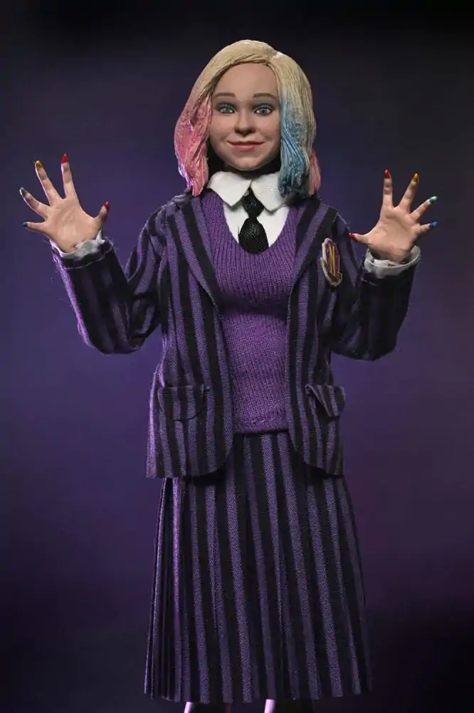 Wednesday Action Figures 2 Pack Wednesday Addams (Nevermore Uniform) and Enid 20 cm product photo
