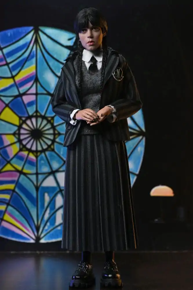 Wednesday Action Figures 2 Pack Wednesday Addams (Nevermore Uniform) and Enid 20 cm product photo