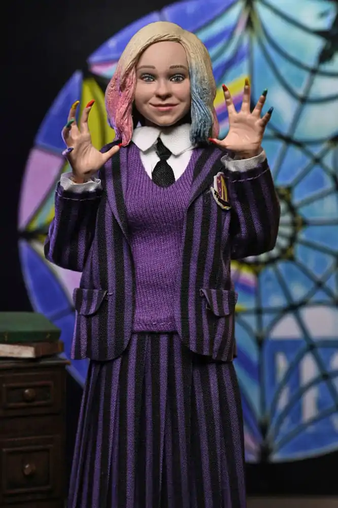 Wednesday Action Figures 2 Pack Wednesday Addams (Nevermore Uniform) and Enid 20 cm product photo
