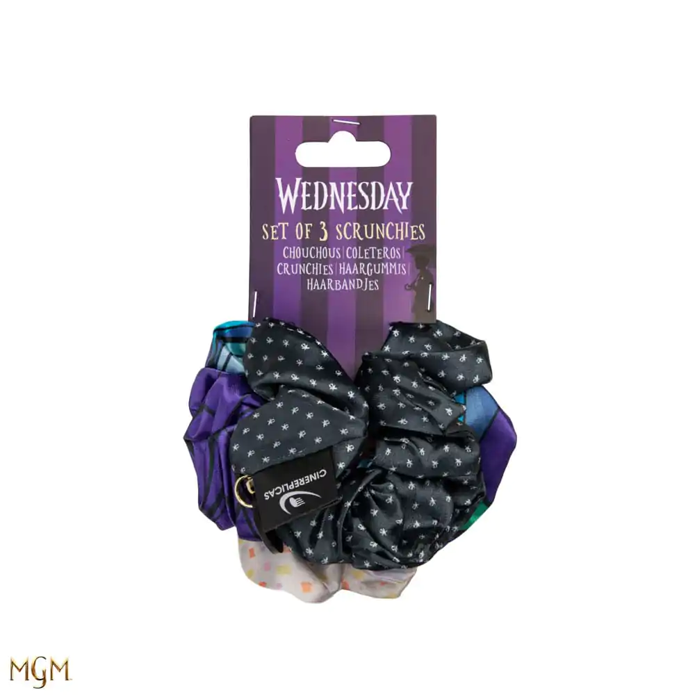 Wednesday Hair Scrunchies 3 Pack product photo