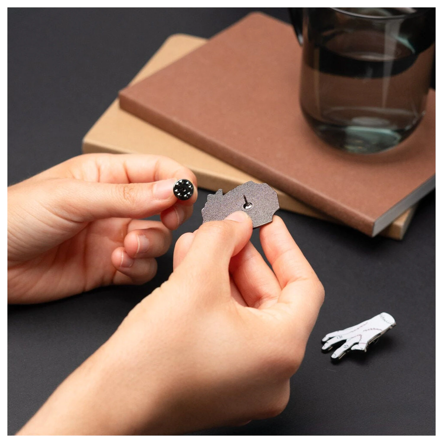 Wednesday set of 4 pins product photo