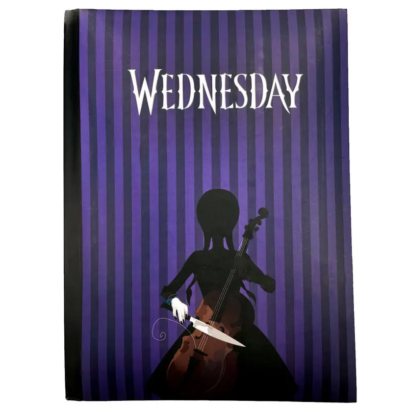 Wednesday A5 Notebook with Light termékfotó