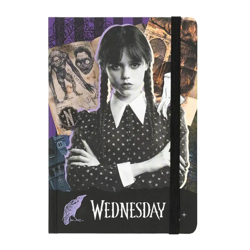 Wednesday Addams A5 premium notebook termékfotó