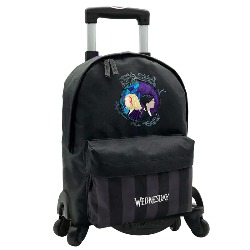 Wednesday Addams and Enid backpack + Toybags trolley 43cm product photo