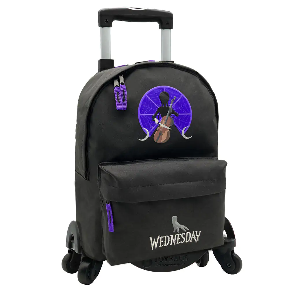Wednesday Addams backpack + Toybags trolley 43cm product photo