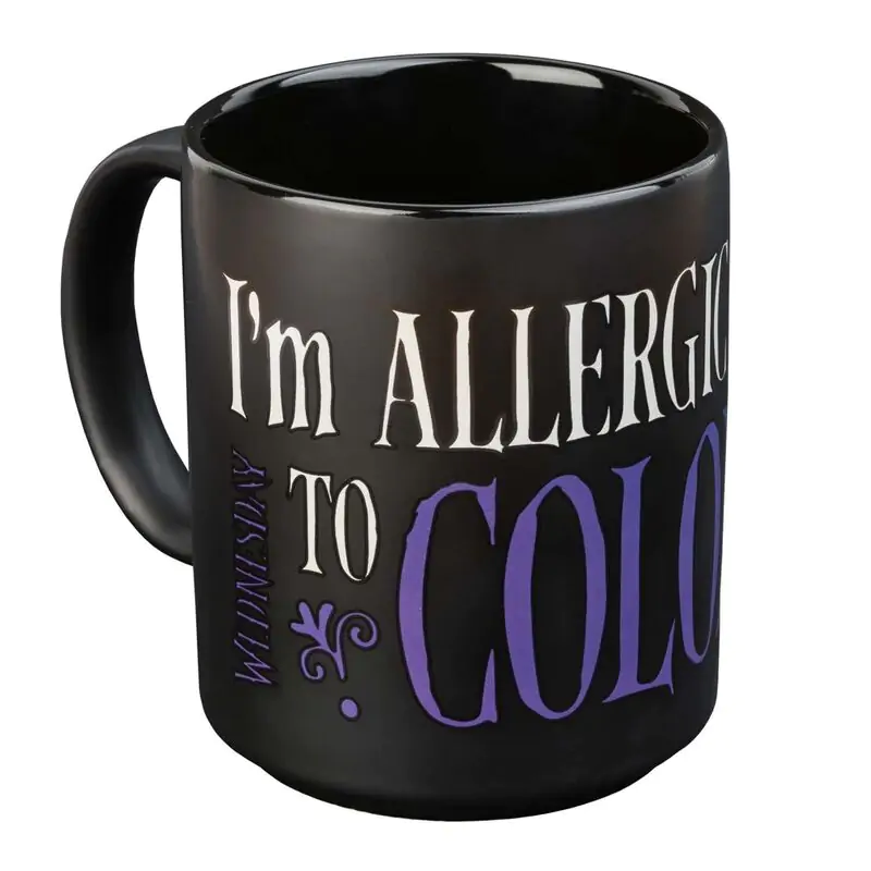 Wednesday Allergic To Color mug 350ml product photo