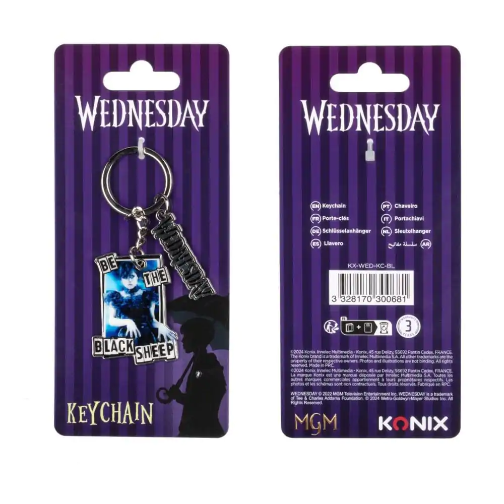 Wednesday Keychain Black Sheep termékfotó