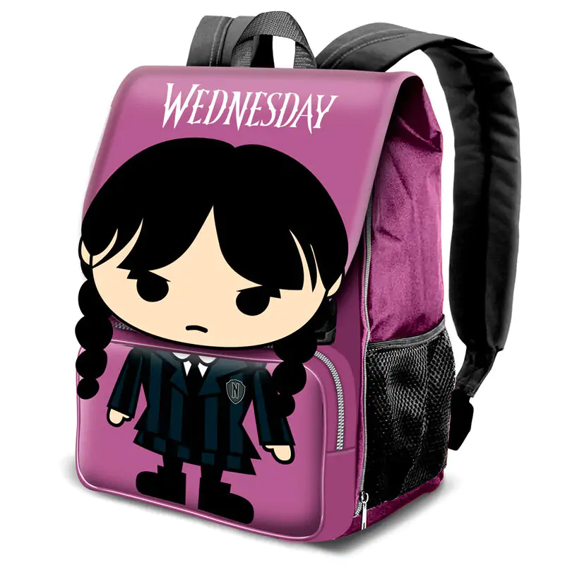 Wednesday Chibi flap backpack 45cm termékfotó