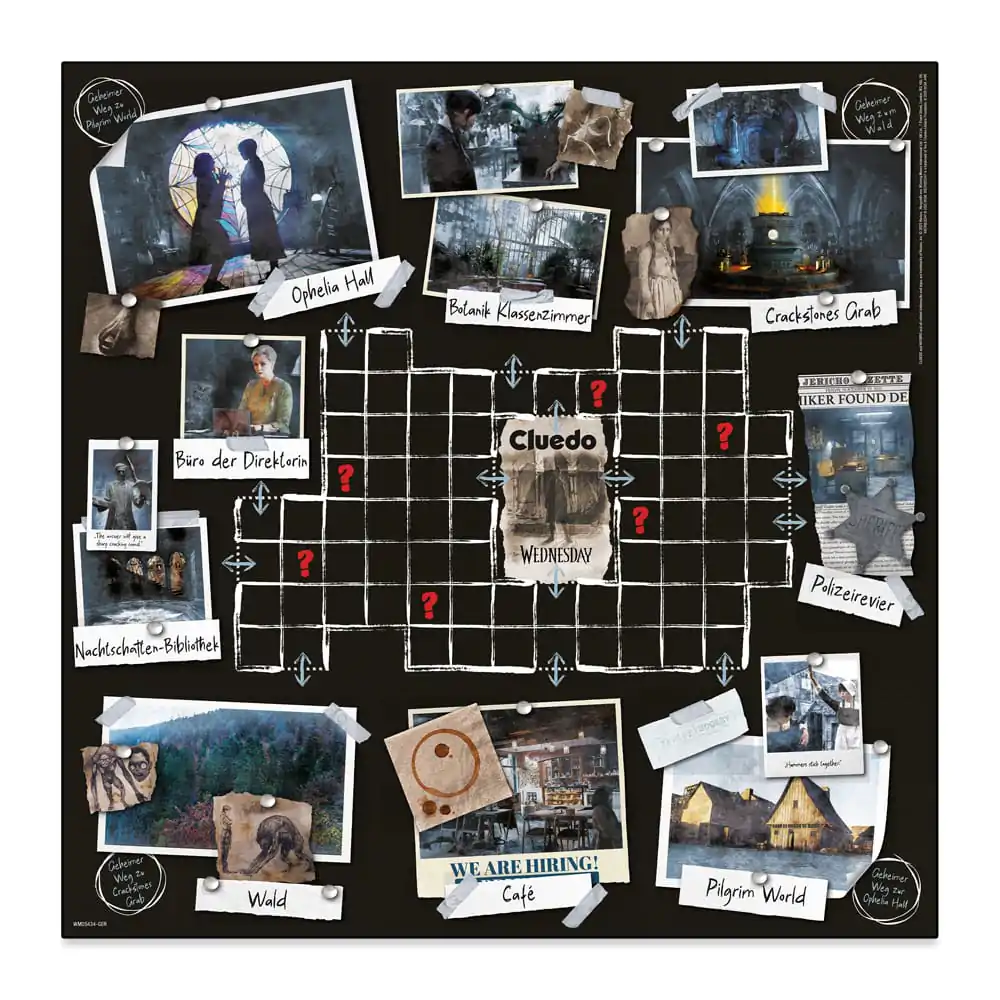 Wednesday Board Game Clue *German Version* product photo