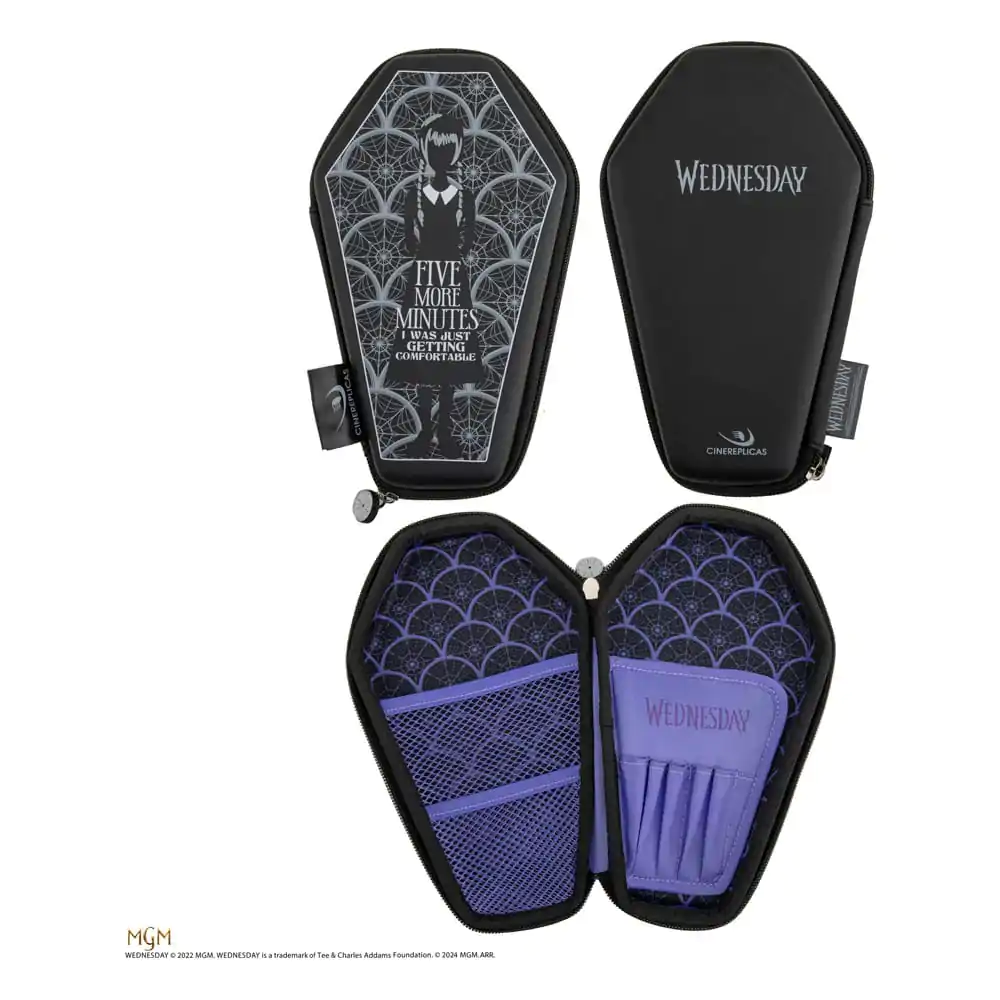 Wednesday 5-Piece Stationery Set Coffin product photo