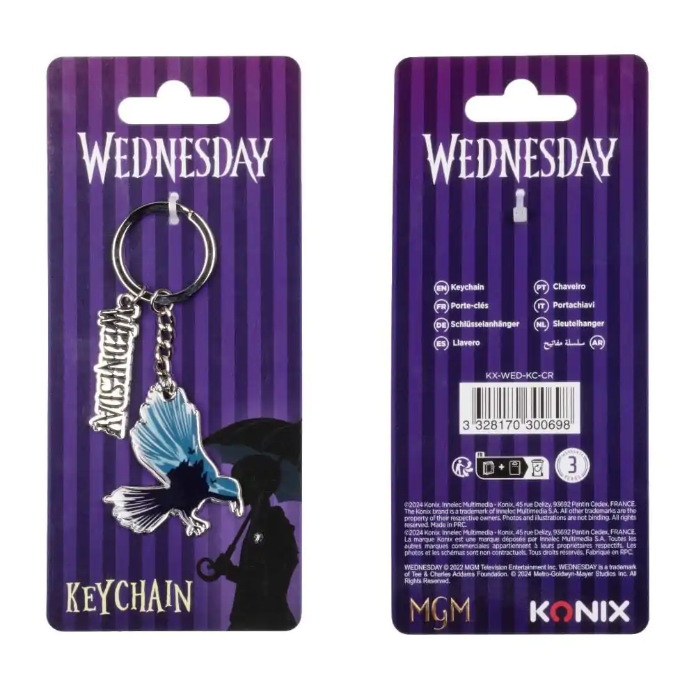 Wednesday Keychain Crow product photo