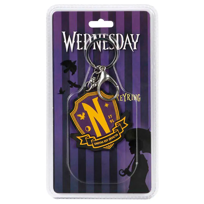 Wednesday Emblem keychain product photo