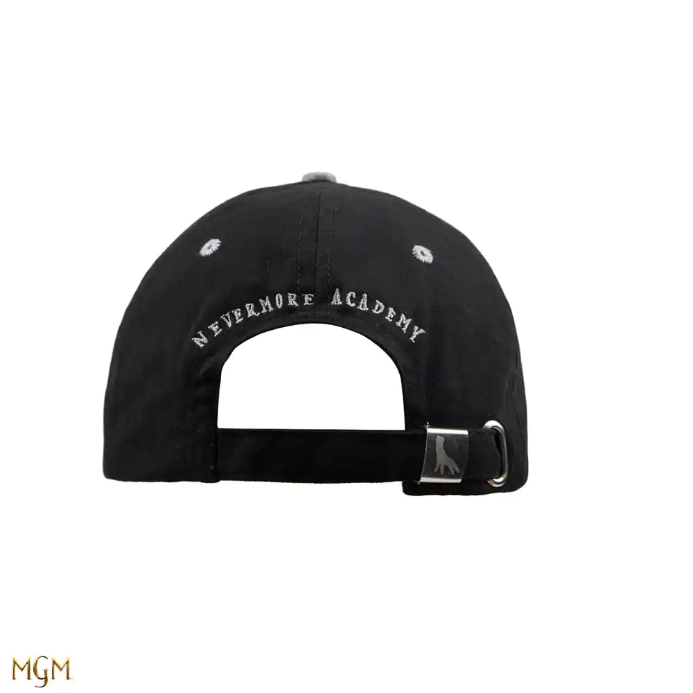 Wednesday Curved Bill Cap Nevermore Academy Black product photo