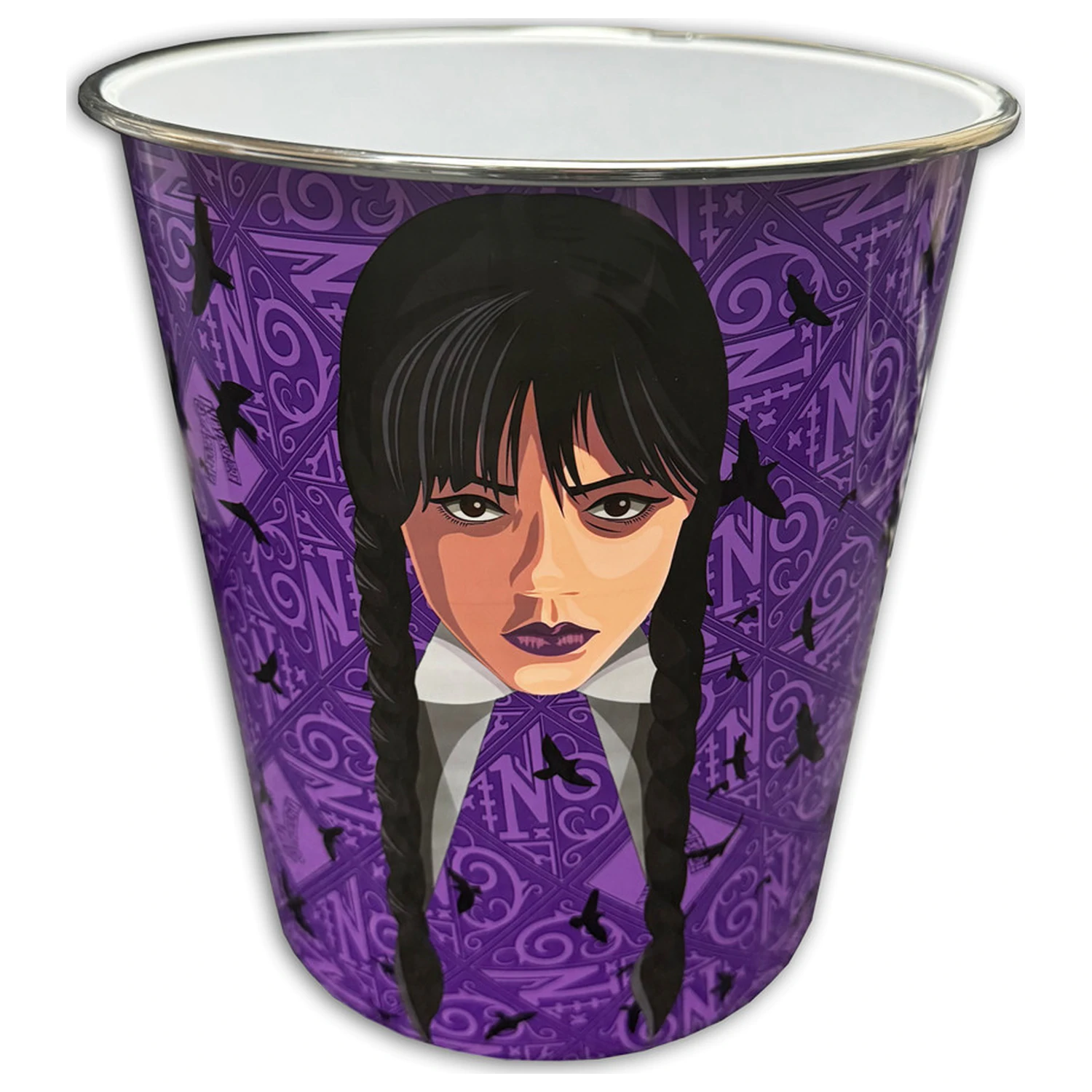 Wednesday Nevermore Academy Trash Can 5 L product photo