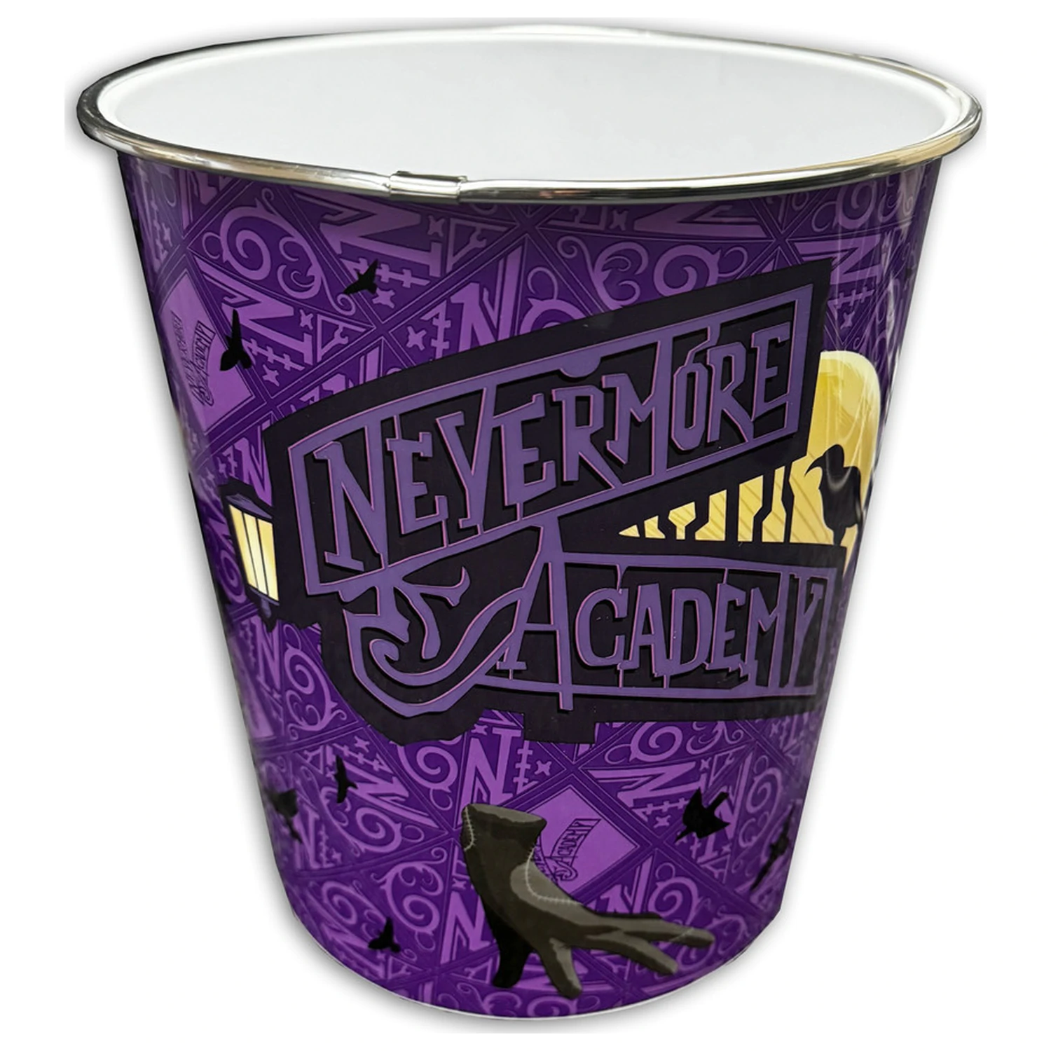 Wednesday Nevermore Academy Trash Can 5 L product photo