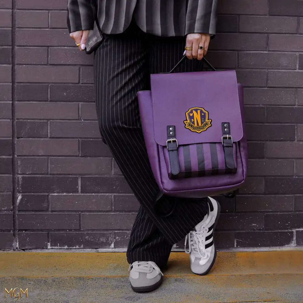 Wednesday Backpack Nevermore Academy Purple termékfotó