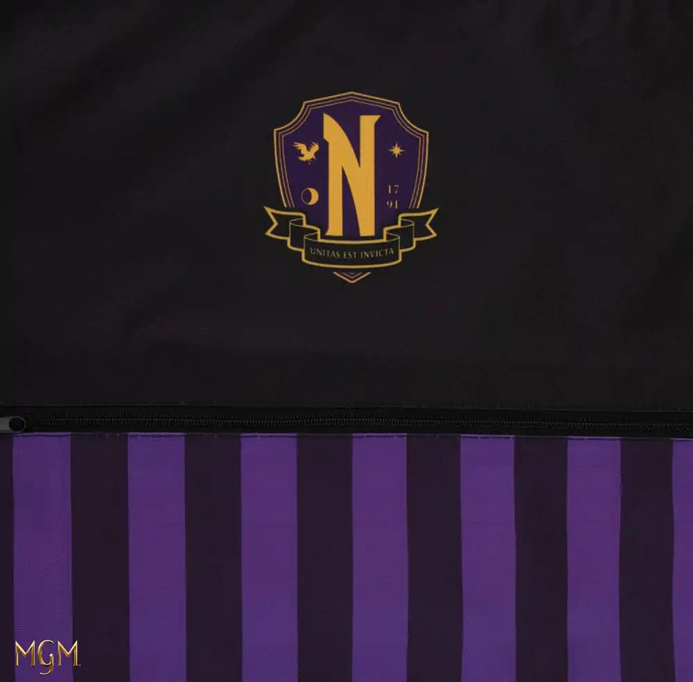 Wednesday Drawstring Bag Nevermore Academy Purple termékfotó