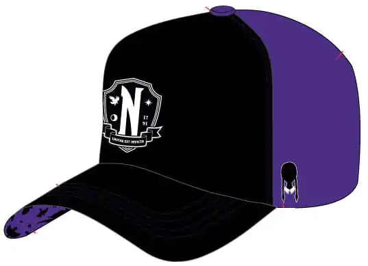 Wednesday Curved Bill Cap Nevermore product photo